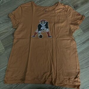 NFL Women's Orange Tee with Logo